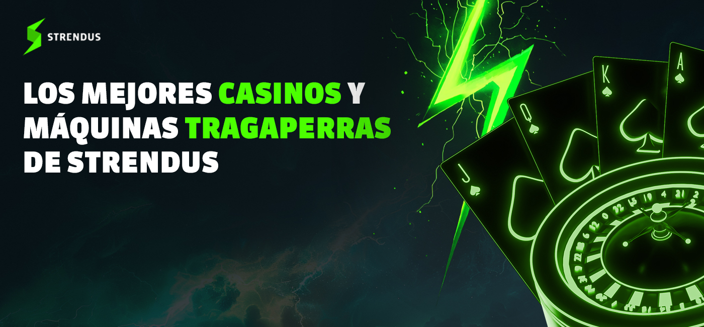 Juegos de casino en línea disponibles en la plataforma Strendus
